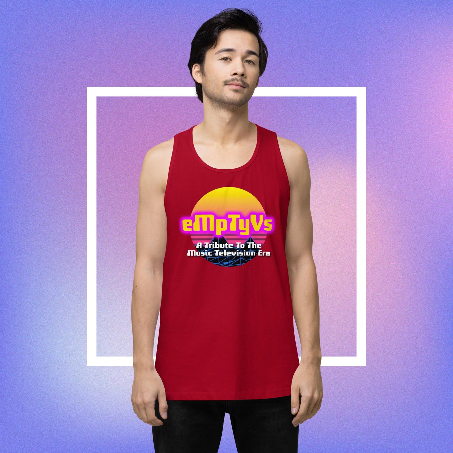 eMpTyVs Men’s premium tank top