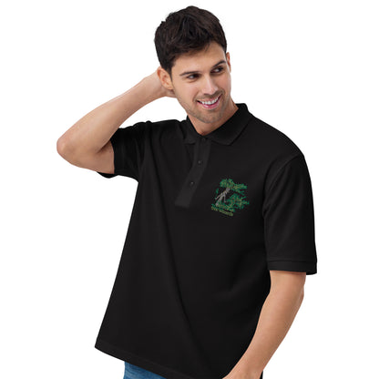 Tree Wizards Men's Premium Embroidered Polo