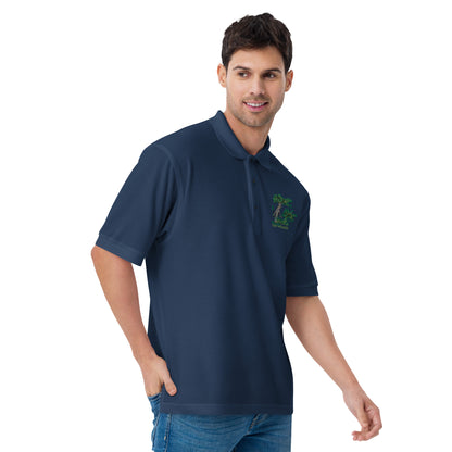 Tree Wizards Men's Premium Embroidered Polo