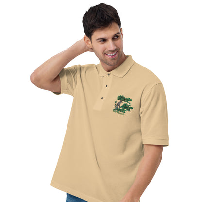 Tree Wizards Men's Premium Embroidered Polo