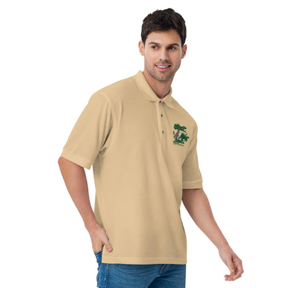 Tree Wizards Men's Premium Embroidered Polo