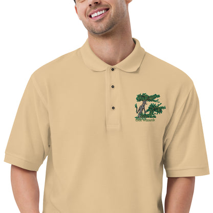 Tree Wizards Men's Premium Embroidered Polo