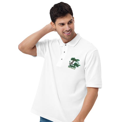 Tree Wizards Men's Premium Embroidered Polo